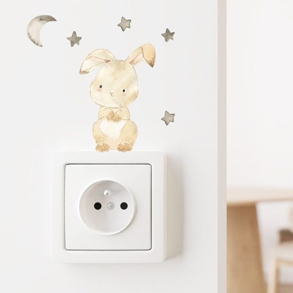 Cartoon Animal Switch Sticker Children Room Decoration (BR-S001) - Image 6