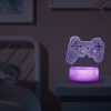 3D Game Handle Three-dimensional Colorful LED Lights, Style: Touch Black Base - Image 5