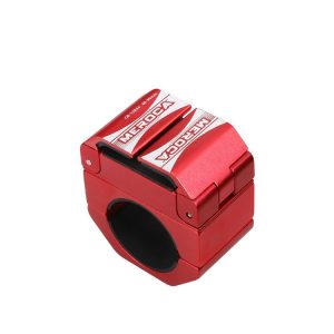 Ring Shape Bicycle Aluminum Alloy Mobile Phone Holder Motorcycle Navigation Bracket (Red)