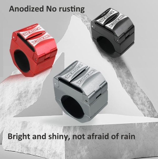 Ring Shape Bicycle Aluminum Alloy Mobile Phone Holder Motorcycle Navigation Bracket (Red) - Image 8