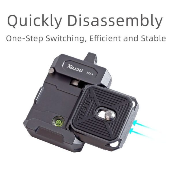XILETU PQ-38 Quick Release Plate Base Tripod Slider Mount Adapter - Image 3