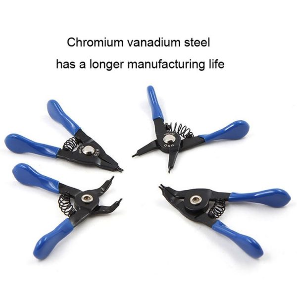 HSD SS-80A Outer For Shaft Straight 10-25mm Compact Spring-Loaded Pliers Retaining Ring Pliers - Image 5
