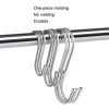 10pcs Large Multifunctional Stainless Steel Hooks Metal S-Shaped Hook - Image 3