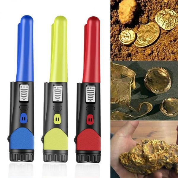 Handheld Metal Detector LCD Display Gold Treasure Hunter with Flashlight (Green) - Image 2