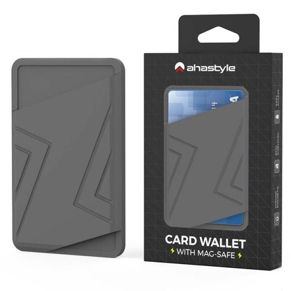 AhaStyle PT133-C-S Silicone Adhesive Card Case (Black) - Image 7