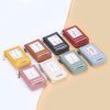 Baellerry Large Capacity Woven Organ Card Holder Thin Zipper Coin Purse (Brown) - Image 2