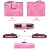 Baellerry Large Capacity Ladies Short Wallet Multifunctional Multi-card Coin Purse (Grey) - Image 4