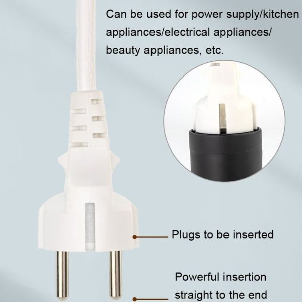 EU to Switzerland Convertible Plug With Ground Wire Travel Adaptor (Black) - Image 6