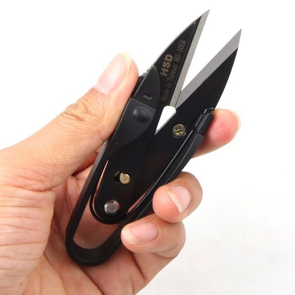 HSD HS-105A U-Shape Mini Garment Tailor Cutter DIY Embroidery Yarn Scissor - Image 6