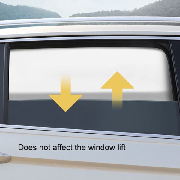 Heat-insulating Opaque Vinyl Coated Magnetic Car Curtains, Style: Full Blackout Principal Drive - Image 9