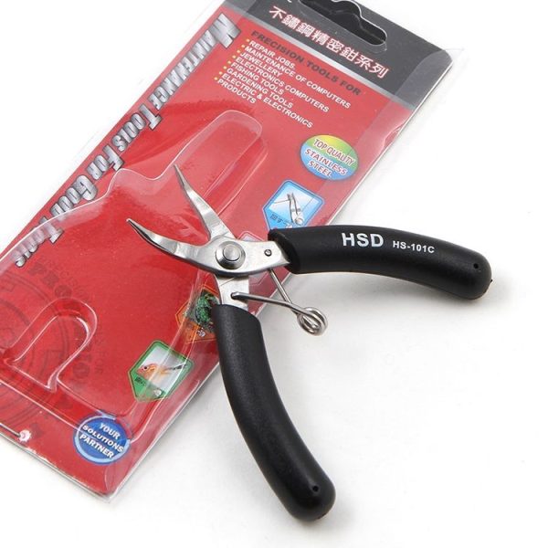 HSD HS-101C 4 inch 45 Degree Dending Mouth Mini Palm Toothless Fishing Plier Curved Nose Plier Handmade Plier - Image 7
