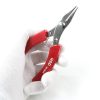 HSD HS-202C Round Head Short Stainless Steel Toothless Pointed Nose Plier Pointed Nose Plier - Image 4