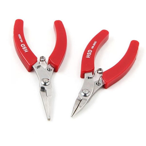 HSD HS-202C Round Head Short Stainless Steel Toothless Pointed Nose Plier Pointed Nose Plier - Image 5