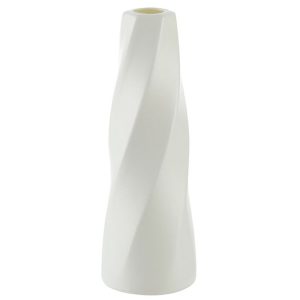 Simple Style Living Room Flower Vase Arrangement Dried Flower Soft Decoration (Milk White)
