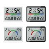 Magnetic LCD Digital Aalarm Clock Large Screen With Temperature Humidity Display (8280 Black) - Image 2