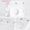 Magnetic LCD Digital Aalarm Clock Large Screen With Temperature Humidity Display (8280 Black) - Image 7