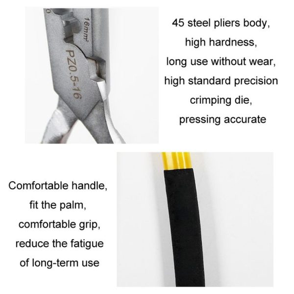 Portable Small Crimping Pliers Hardware Tools (PZ 0.5-16) - Image 5