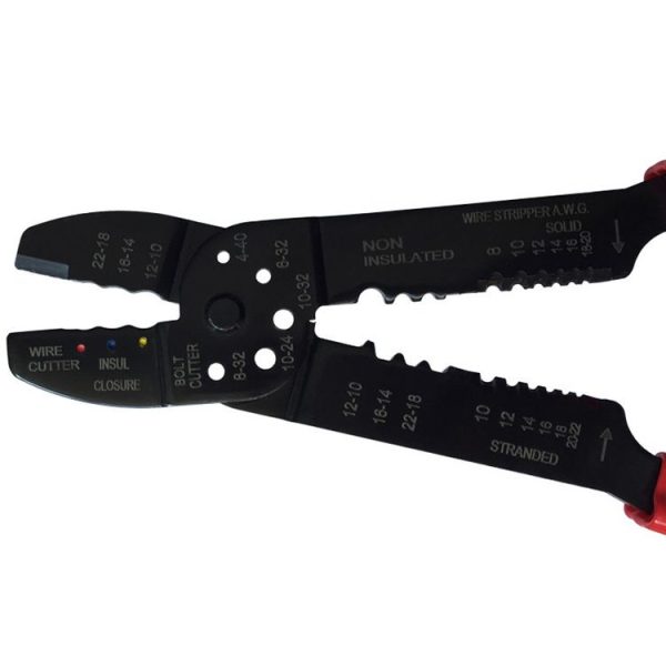 Multifunctional Cable Stripping Manual Crimping Pliers (HS-313) - Image 3