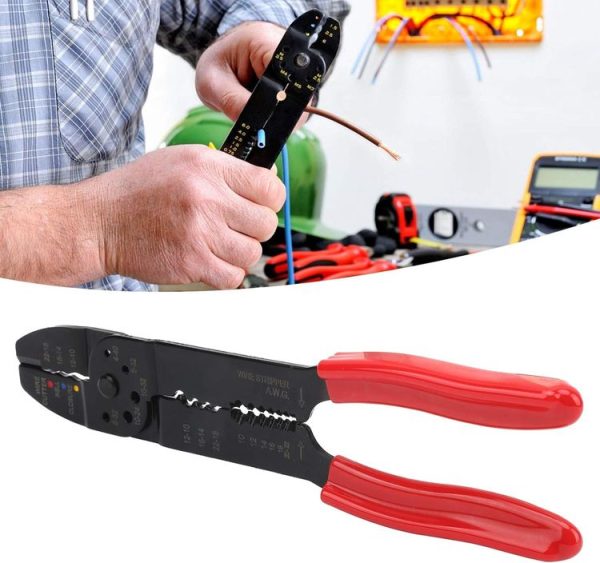Multifunctional Cable Stripping Manual Crimping Pliers (HS-313) - Image 8