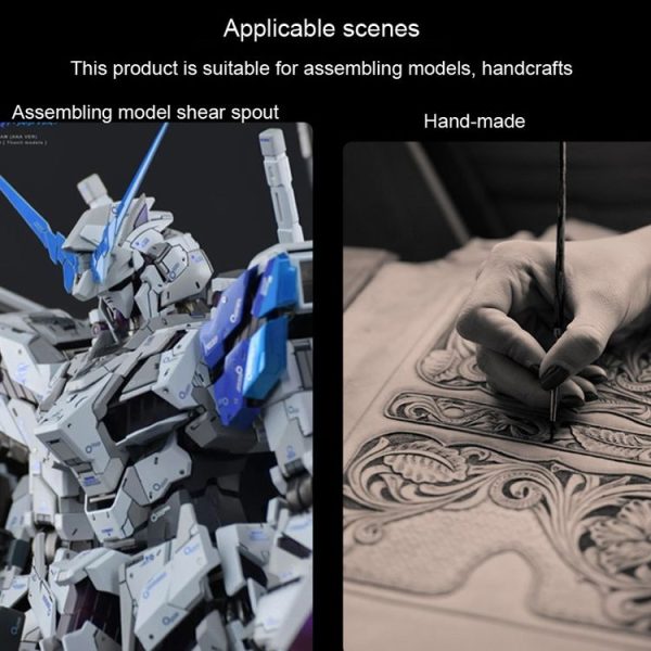 HSD HS-30NAS Plastic Model Thin Blade Waterjet Cutting Plier Diagonal Plier Handmade Plier - Image 8