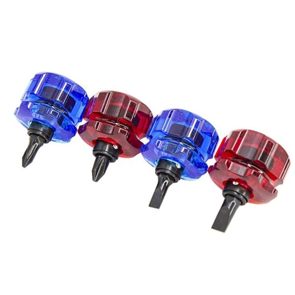 HSD HS-105 Portable Short Handle Phillips And Straight 2 In 1 Screwdriver With Magnetism - Image 4