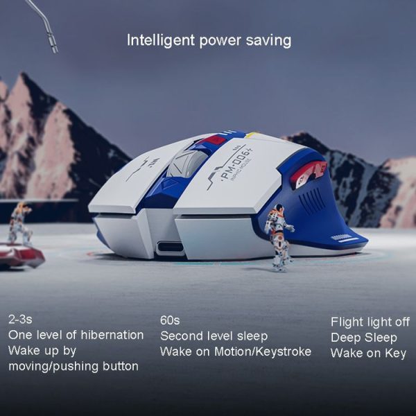 Inphic F9 Mecha Wireless Mouse Charging Office Game Mouse (Single Model 2.4G) - Image 10