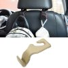 Car Hidden Multi-function Seat Back Seat Small Hook (Beige)