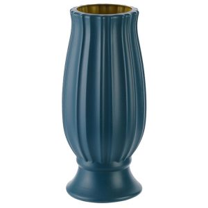 Simple Straight Living Room PE Flower Arrangement Vase Arrangement Dried Flowers Soft Decorations (Sea Blue)