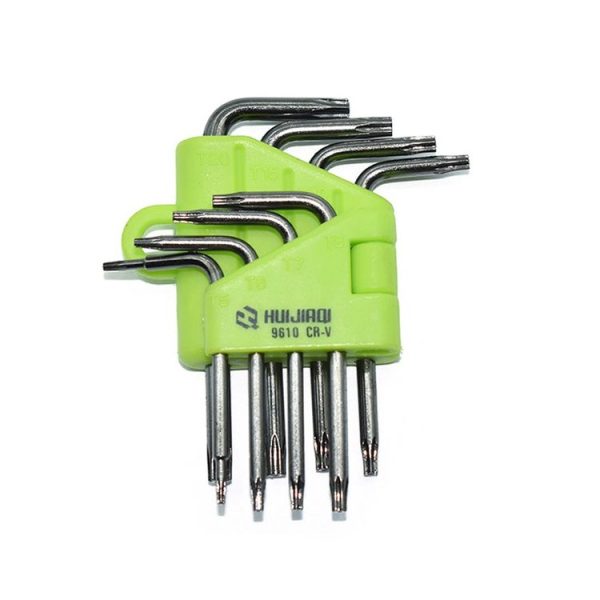 8pcs / set HUIJIAQI Hexagon Torx Screwdriver Spanner Multifunction Combination Tool