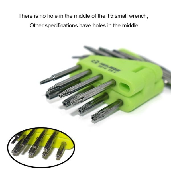 8pcs / set HUIJIAQI Hexagon Torx Screwdriver Spanner Multifunction Combination Tool - Image 4