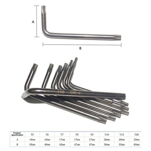 8pcs / set HUIJIAQI Hexagon Torx Screwdriver Spanner Multifunction Combination Tool - Image 5