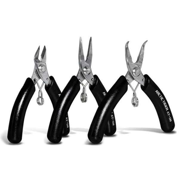 ARCTIC TIGER AT-180 Toothless Elbow Needle Nose Mini Palm Stainless Steel Cutting Plier Jewelry Making Handmade Plier - Image 4