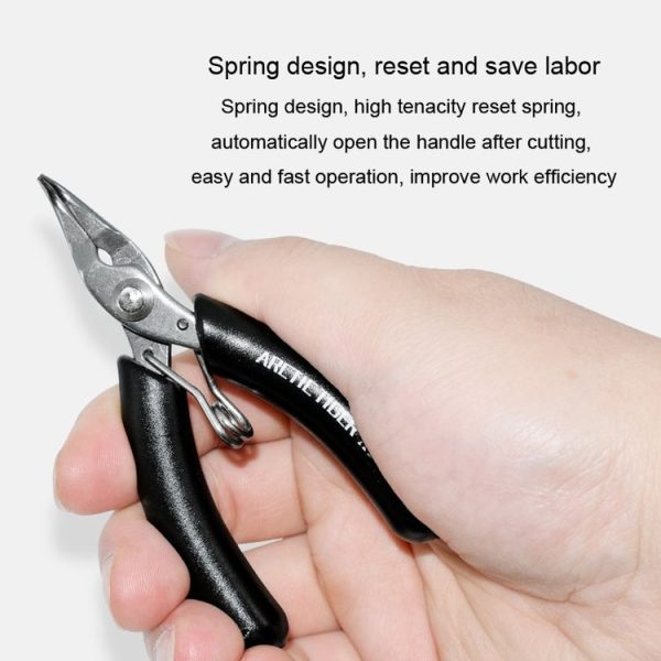ARCTIC TIGER AT-180 Toothless Elbow Needle Nose Mini Palm Stainless Steel Cutting Plier Jewelry Making Handmade Plier - Image 6