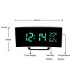 7816 Curved Screen LED Temperature / Humidity Display Multifunctional Clock (White) - Image 3