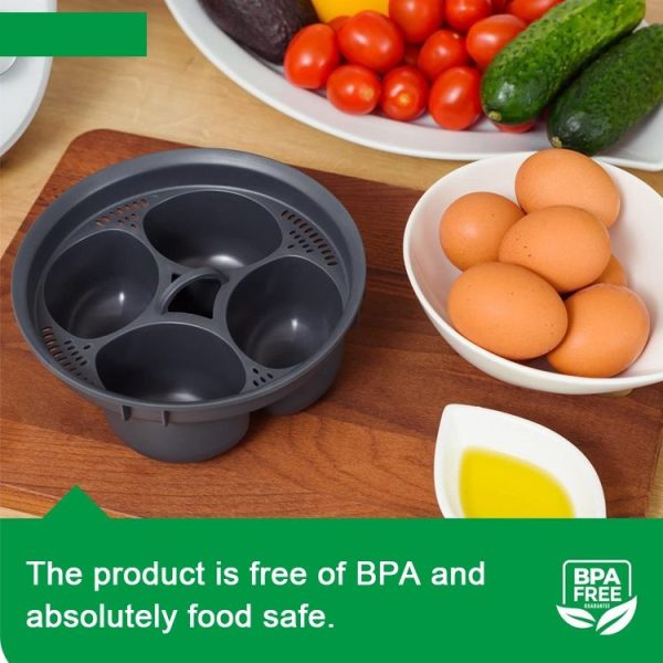 4 -in-1 Egg Cooker For Thermomix TM5 TM6 Multifunction Pot Steamer Tray - Image 4