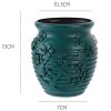 PE Hydroponic Vase Home Wet And Dry Flower Arrangement Container (Sea Blue) - Image 2