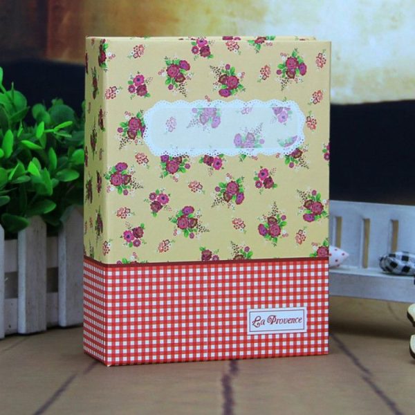 6 inch 100 Sheets 4R Small Floral Flower Pocket Photo Album (Orange) - Image 2