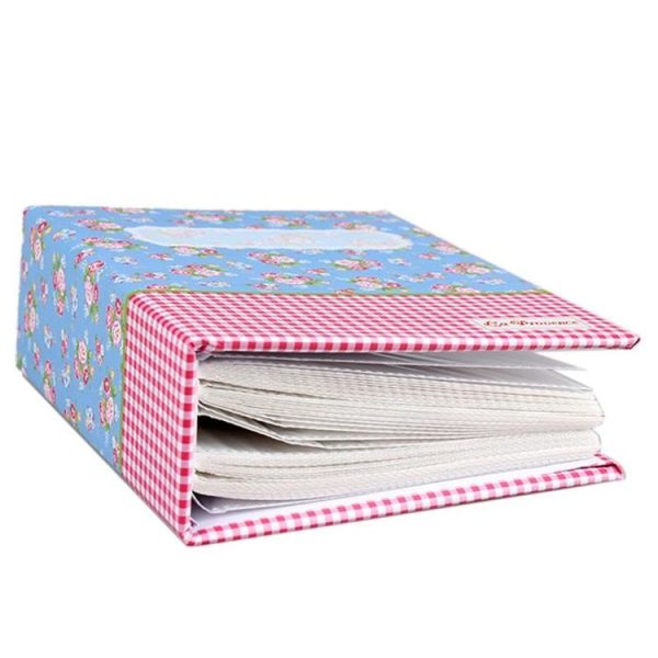 6 inch 100 Sheets 4R Small Floral Flower Pocket Photo Album (Orange) - Image 3