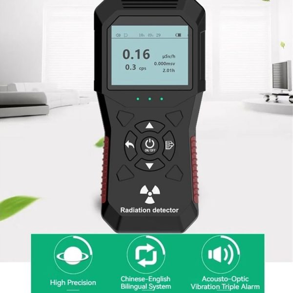 FY803 X-Ray Radiation Meter Alpha Beta Gamma Humidity Nuclear Radiation Detector Rechargeable Real-Time Graph Geiger - Image 6