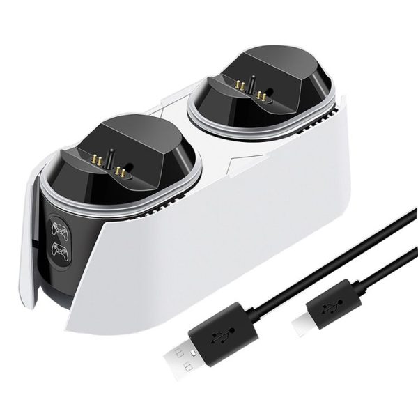 PS5 Gamepad Contact Dual Charging Dock Gamepad Charger - Image 2