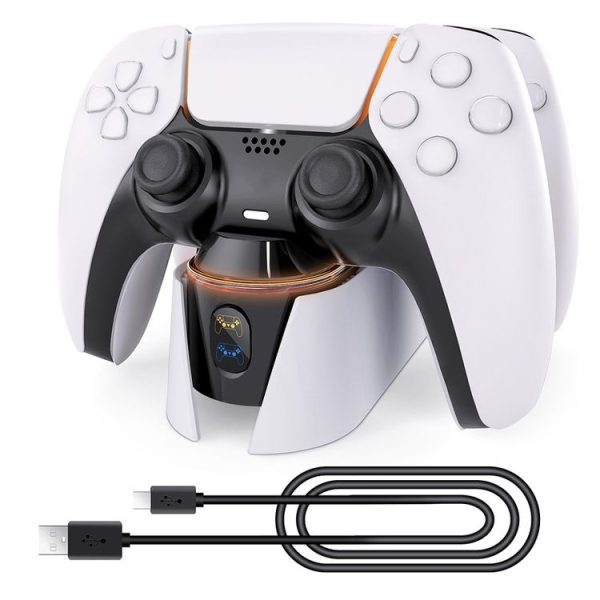 PS5 Gamepad Contact Dual Charging Dock Gamepad Charger - Image 3