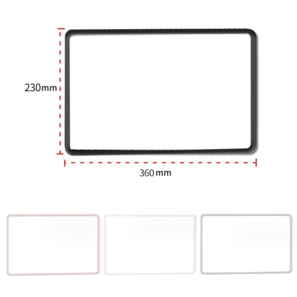 Tesla Model3 / Y Screen Bumper Protective Cover Silicone Frame (Gray) - Image 2