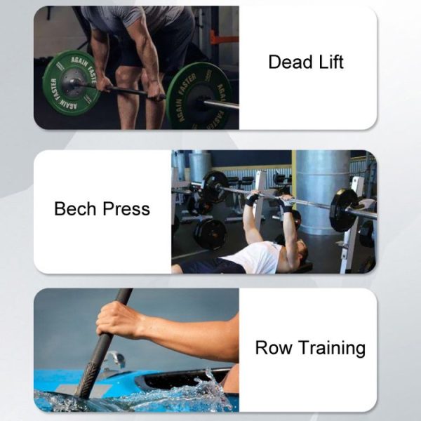 SURECOOL 50x8cm Sports Wrist Wraps Weightlifting Equipment Training Straps (Dark Blue) - Image 4