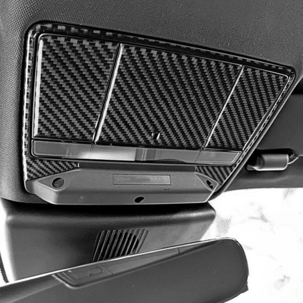 Jaguar F-TYPE 2013+ Left And Right Drive Universal Reading Light Decorative Sticker (Black) - Image 6