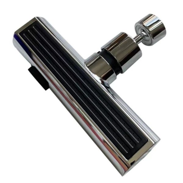 Multi-functional Flying Rain Waterfall Spout Connector Kitchen Faucet Splash Universal Swivel Bubbler, Color: Silver