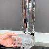Multi-functional Flying Rain Waterfall Spout Connector Kitchen Faucet Splash Universal Swivel Bubbler, Color: Silver - Image 7
