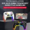 PS4 Dazzle Color Light Wireless Bluetooth Grip (Black) - Image 2