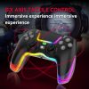 PS4 Dazzle Color Light Wireless Bluetooth Grip (Black) - Image 8