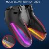 PS4 Dazzle Color Light Wireless Bluetooth Grip (Black) - Image 9