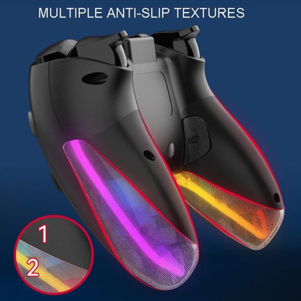 PS4 Dazzle Color Light Wireless Bluetooth Grip (Black) - Image 9